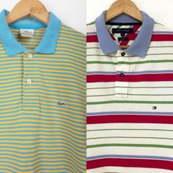 T-Shirt autentiche Tommy e Lacoste