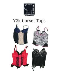 50 pcs of corsets y2k