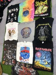 Camisetas de Música Impressas Classe A 50 Pcs