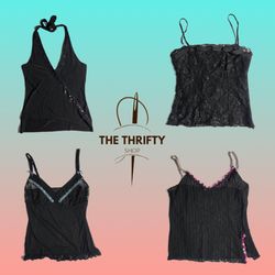 Y2K Cute Girl Cami Tops