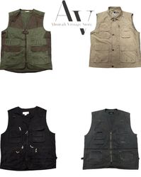 Vintage y2k fishing vest / multiple pockets fishin..