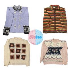Spring to Autumn Hues Y2K Knit Mix