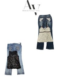 Top und Schlagjeans Paar/Set