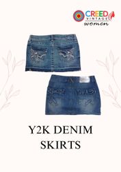 CR2717 Y2K Denimröcke - 15 Stück