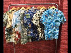 Men Hawaiian Shirts 10Pcs