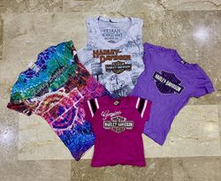 Harley Davidson T-Shirts Y2k Womens