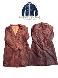 Y2k Leder-Trenchcoat kaufen 100, 5 kostenlos bekom..