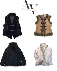 Belo casacos e coletes afegãos curtos.