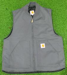 Carhartt rework style grey vests