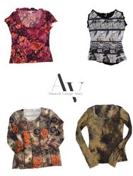 Schöner Mesh- und Polyester-Top 15 Teile