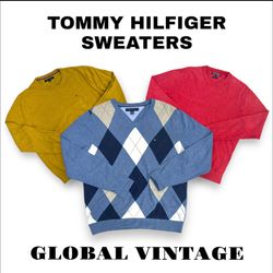 Maglioni a collo giro di Tommy Hilfiger - 12 Pezzi..
