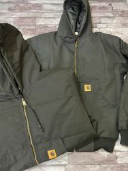 Vintage Carhartt Black Active Rework Style Jackets..