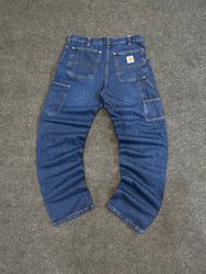 Jeans de Denim Estilo Rework Vintage Carhartt com ..