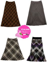 Ropa de Invierno Faldas Y2K con Estampado Tertan