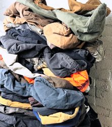 Vestes en toile de travail non marquées