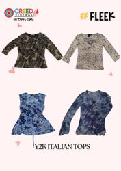 CR3401 Y2K Italian Tops - 8 Pcs