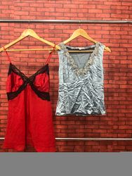 Y2k teintes douces sérénité top en dentelle Cami 8..