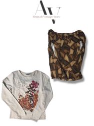 Stylisches schönes Mesh- und Polyester-Top