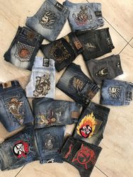 Japanese Embroidery Denims