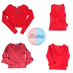 Y2K Red Hot Romance Bundle 8Pcs