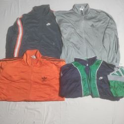 Nike & adidas track jackets 12pcs
