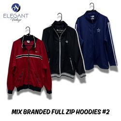 Mix Brand Full Zip Hoodies #2 - 27 pieces