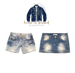 Y2k Denim-Mini- und Midi-Röcke