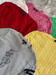 Pulls en maille torsadée Ralph Lauren