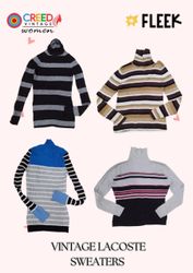 CR3685 Y2K Hi Neck Sweaters - 19 Pcs