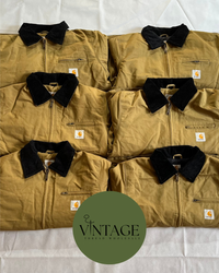 Carhartt rwwork style Tan detroit jacket..