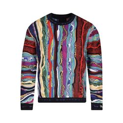 Maglione lavorato in stile Coogi