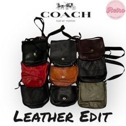 Coach Leather Bags: 10 Pcs