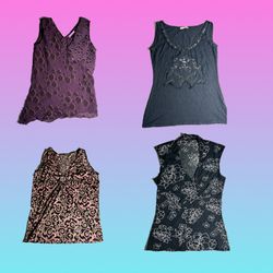 Tops sin mangas de estilo grunge Y2k (TT-122)