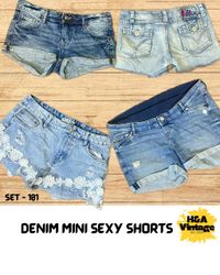 Shorts de mezclilla mini de 22 piezas