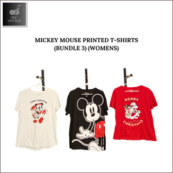 MICKEY MOUSE PRINTED T-SHIRTS - 10 PCS (BUNDLE 3) ..