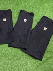 Carhartt Rework Style Schwarze Shorts