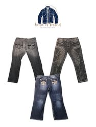 Vintage style hip hop jeans