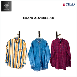 CHAPS CAMISAS MASCULINAS - 35 PEÇAS (PACOTE 4)