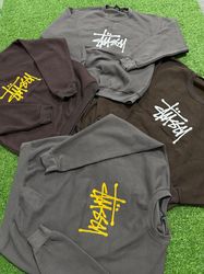 Felpa in stile Rework di Stussy