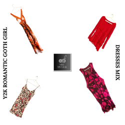 Y2K ROMANTIC GOTH GIRL DRESSES MIX - 08 PCS