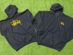 Felpe con cappuccio in stile rielaborato Stussy