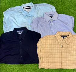 Camisa de algodão Tommy Hilfiger 10 peças