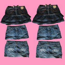 Classic ladies mini skirts