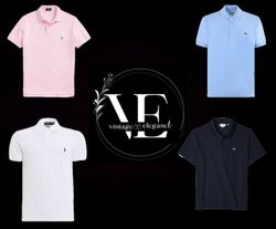 Camisetas Polo Ralph Lauren & Lacoste 20 peças