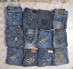 UNBRANDED  WOMEN WEAR JEANS  TOTAL 12 PIECES (ID 2..