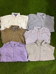 Hombres Camisas de Algodón Tommy Hilfiger