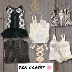 Y2k corset 10 pieces