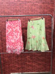 Jupes en mesh poly floral Y2K 10 pièces