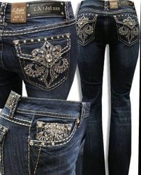 Y2K Embellished Jeans-80pcs