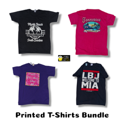Printed & Graphic T-Shirts Bundle💫